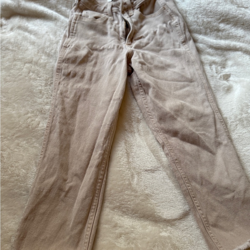 Hollister Women's Ankle Jeans - Light Tan